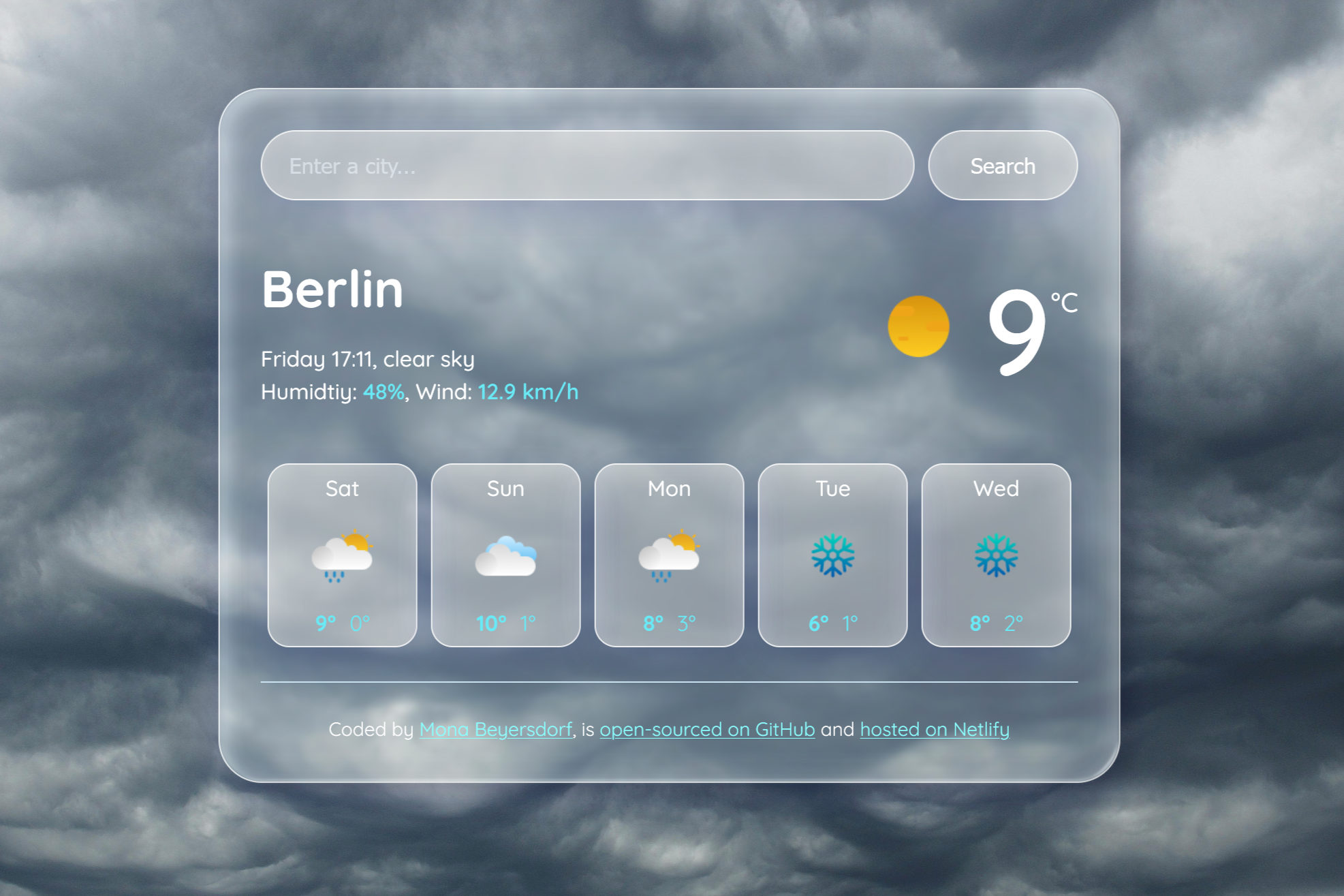 donnerwetter weather app