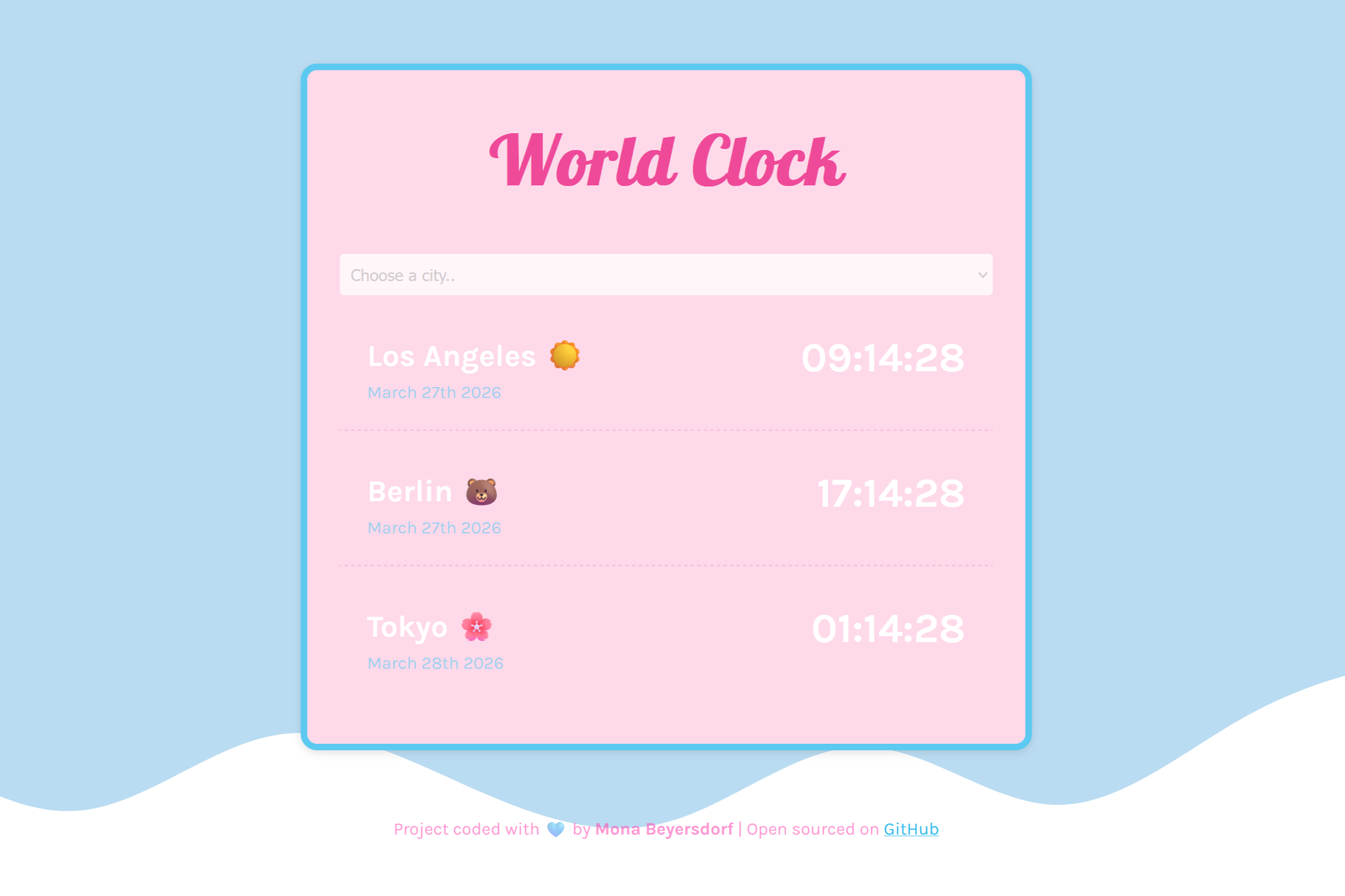 world clock app